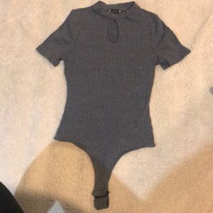 Grey bodysuit